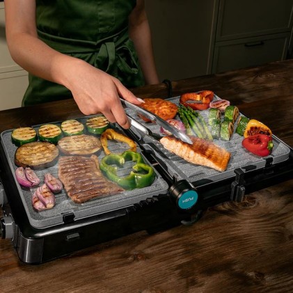 Cecotec Rock&rsquo;nGrill 2200 Dual Griglia di contatto
