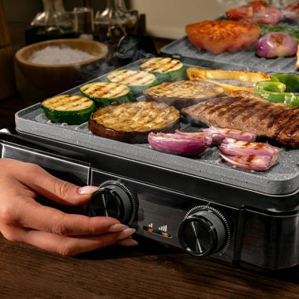 Cecotec Rock&rsquo;nGrill 2200 Dual Griglia di contatto