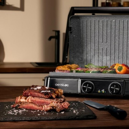 Cecotec Rock&rsquo;nGrill 2200 Dual Griglia di contatto