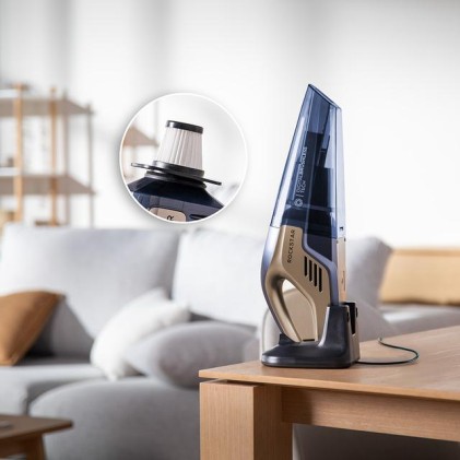 Cecotec Conga Rockstar 25.2V Animal Hand aspirapolvere senza filo Blu scuro Sacchetto per la polvere