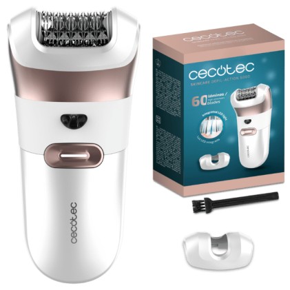 Cecotec SkinCare Depil-Action 6000 60 pinzette Bronzo, Bianco