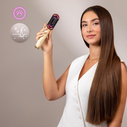 Cecotec HairCare Revitalize Little Adulto Spazzola piatta Champagne 1 pz