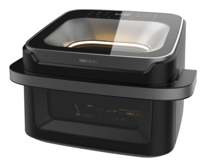 Cecotec Cecofry Advance 10000 Full Vision Doppia 10 L Indipendente 2200 W Friggitrice ad aria calda Nero
