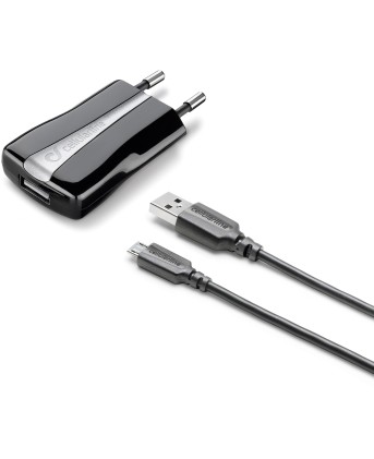 Caricabatterie Usb Cellular Line Achusbkitmicrousb2 Compact Charger Ki