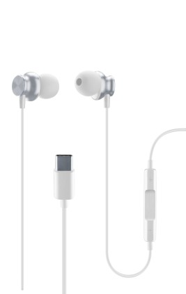 Auricolari Microfono Filo Cellular Line In Ear Type C White Ausparrowt
