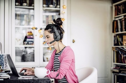 Cuffie Microfono Filo Cellular Line Join Home E Office Headbjoink