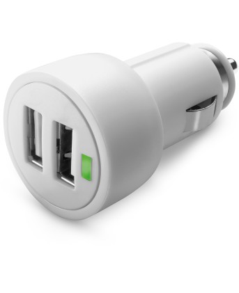 Caricabatterie Cellular Line Microcbrusbduaipad Dual Usb Car Charger
