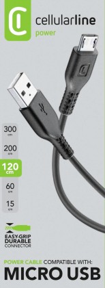 Cavo Microusb Cellular Line Data Micro Usb Data Cable Usbdatacabmicrou