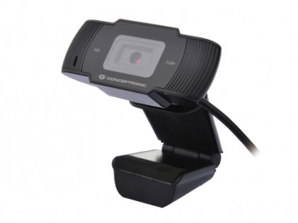 Conceptronic AMDIS 720P HD webcam 1280 x 720 Pixel USB 2.0 Nero