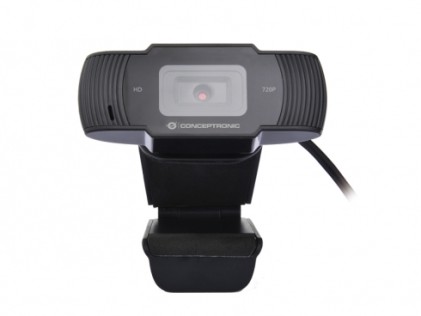 Conceptronic AMDIS 720P HD webcam 1280 x 720 Pixel USB 2.0 Nero