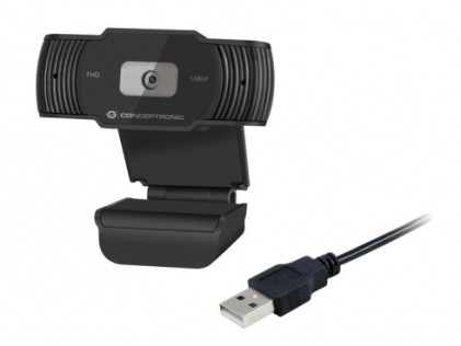 Webcam Full Hd Con Microfono Bk 1920*1080 30Fps Usb 2.0 Privacy