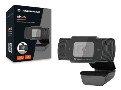 Conceptronic AMDIS05B webcam 1280 x 720 Pixel USB 2.0 Nero