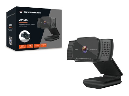 Conceptronic AMDIS06B webcam 1920 x 1080 Pixel USB 2.0 Nero
