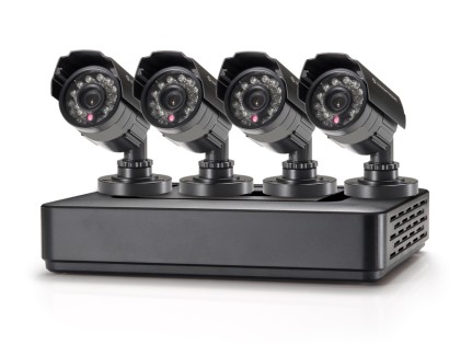KIT 4 TELECAMERE VIDEOSORVEGLIANZA CON DVR COMPATTO 4 CANALI