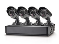 KIT 4 TELECAMERE VIDEOSORVEGLIANZA CON DVR COMPATTO 4 CANALI