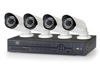 KIT 4 TELECAMERE VIDEOSORVEGLIANZA IP (POE) CON DVR 4 CANALI CONCEPTRONIC