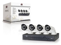KIT 4 TELECAMERE VIDEOSORVEGLIANZA IP (POE) CON DVR 4 CANALI CONCEPTRONIC