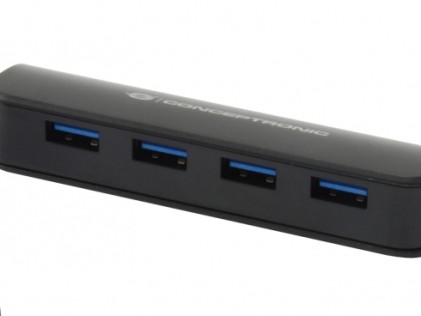 Conceptronic C4PUSB3 USB 3.2 Gen 1 (3.1 Gen 1) Type-A 4800 Mbit/s Nero