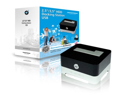 Conceptronic 2,5/3,5 inch Hard Disk Docking Station USB 2.0