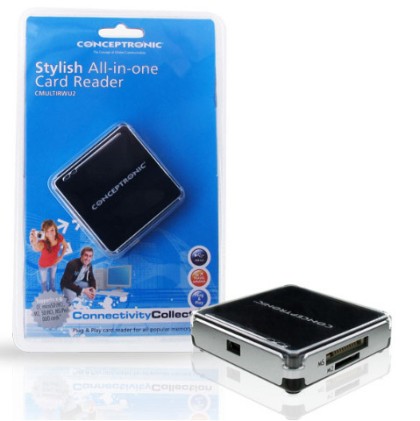 Conceptronic USB 2.0 All in One memory card reader/writer