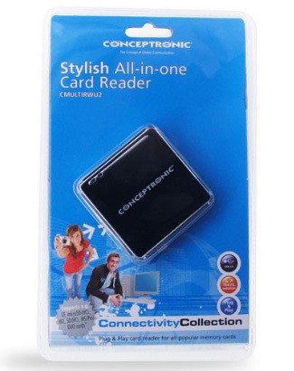 Conceptronic USB 2.0 All in One memory card reader/writer