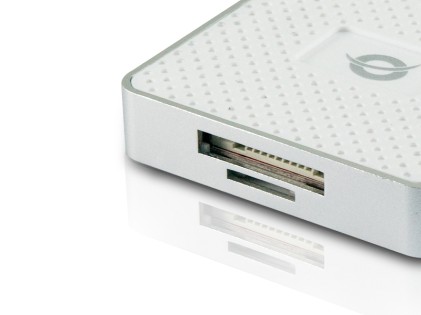 Conceptronic CMULTIRWU3 lettore di schede USB 3.2 Gen 1 (3.1 Gen 1) Argento, Bianco