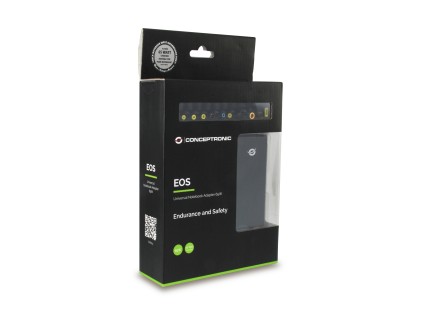 Conceptronic CNB65 adattatore e invertitore Interno 65 W Nero