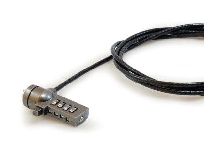 Conceptronic CNBCOMLOCK18 cavo di sicurezza Nero 1,8 m