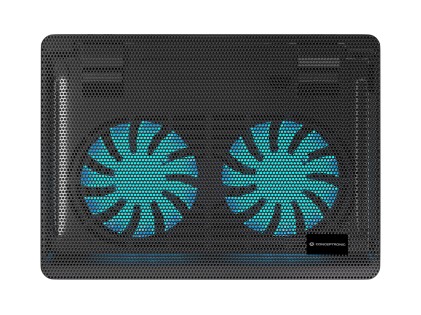 Supporto Notebook 15,6 Bk 2 Ventole 125Mm 1000+/-10% Rpm