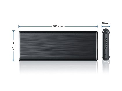 Conceptronic DDE01B contenitore di unit&agrave; di archiviazione Box esterno SSD Nero M.2