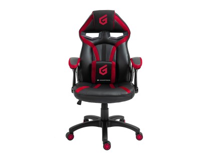 Conceptronic EYOTA05R sedia per videogioco Sedia da gaming per PC Seduta imbottita Nero, Rosso