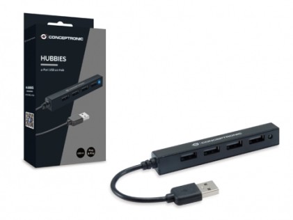 Hub Usb 2.0 4 Porte Bk 4*Usb A