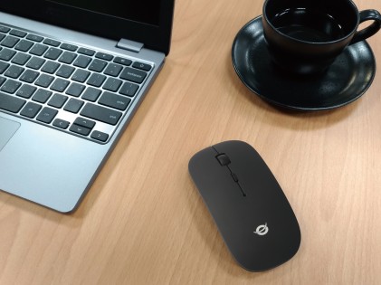 Mouse wireless Lorcan Conceptronic 1600 DPI - Bluetooth 3.0 - 4 pulsanti - Nero