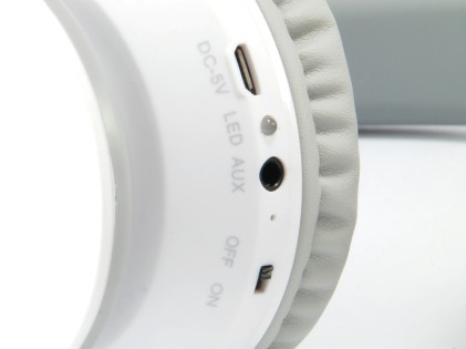 Conceptronic PARRIS01W cuffia e auricolare Wireless A Padiglione Musica e Chiamate Micro-USB Bluetooth Bianco