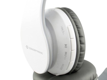 Conceptronic PARRIS01W cuffia e auricolare Wireless A Padiglione Musica e Chiamate Micro-USB Bluetooth Bianco