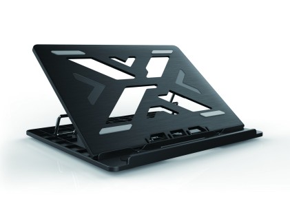 Conceptronic ERGO Laptop Cooling Stand 39,6 cm (15.6") Supporto per computer portatile Nero