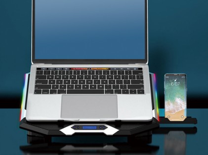 Conceptronic THYIA01B base di raffreddamento per notebook 43,2 cm (17") Grigio