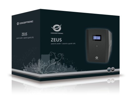 Conceptronic ZEUS04EP gruppo di continuit&agrave; (UPS) A linea interattiva 2,2 kVA 1320 W 5 presa(e) AC