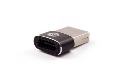 CoolBox COO-ADAPCUC2A adattatore per inversione del genere dei cavi USB A USB C Nero