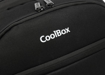 CoolBox COO-BAG15-2N borsa per laptop 39,6 cm (15.6") Zaino Nero