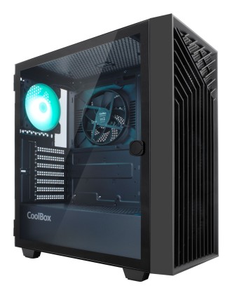 CoolBox PC Gaming GA300 Grid Line Midi Tower Nero
