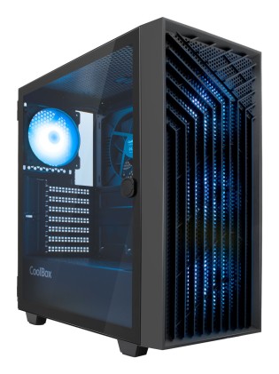 CoolBox PC Gaming GA300 Grid Line Midi Tower Nero