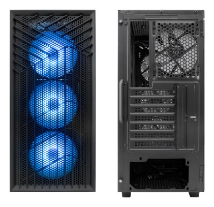 CoolBox PC Gaming GA300 Grid Line Midi Tower Nero