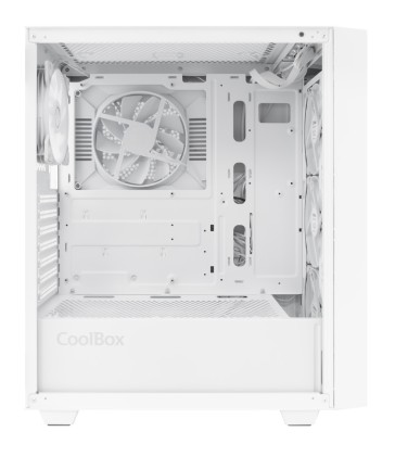 CoolBox COO-CHA-GA300W-0 computer case Midi Tower Bianco
