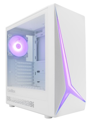 CoolBox PC Gaming GA450 Star Light Midi Tower Bianco