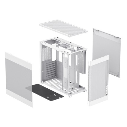 CoolBox COO-CHA-MP1-0 computer case Tower Bianco