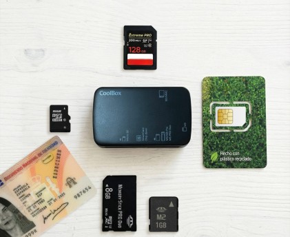 CoolBox COO-CRE-4AC lettore di schede USB Nero