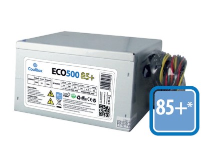 CoolBox ECO500 85+ alimentatore per computer 300 W 20+4 pin ATX ATX Grigio