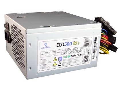 CoolBox ECO500 85+ alimentatore per computer 300 W 20+4 pin ATX ATX Grigio