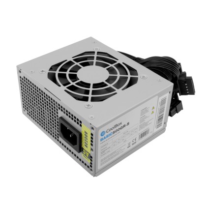 CoolBox BASIC500GR-S alimentatore per computer 500 W 20+4 pin ATX SFX Bianco